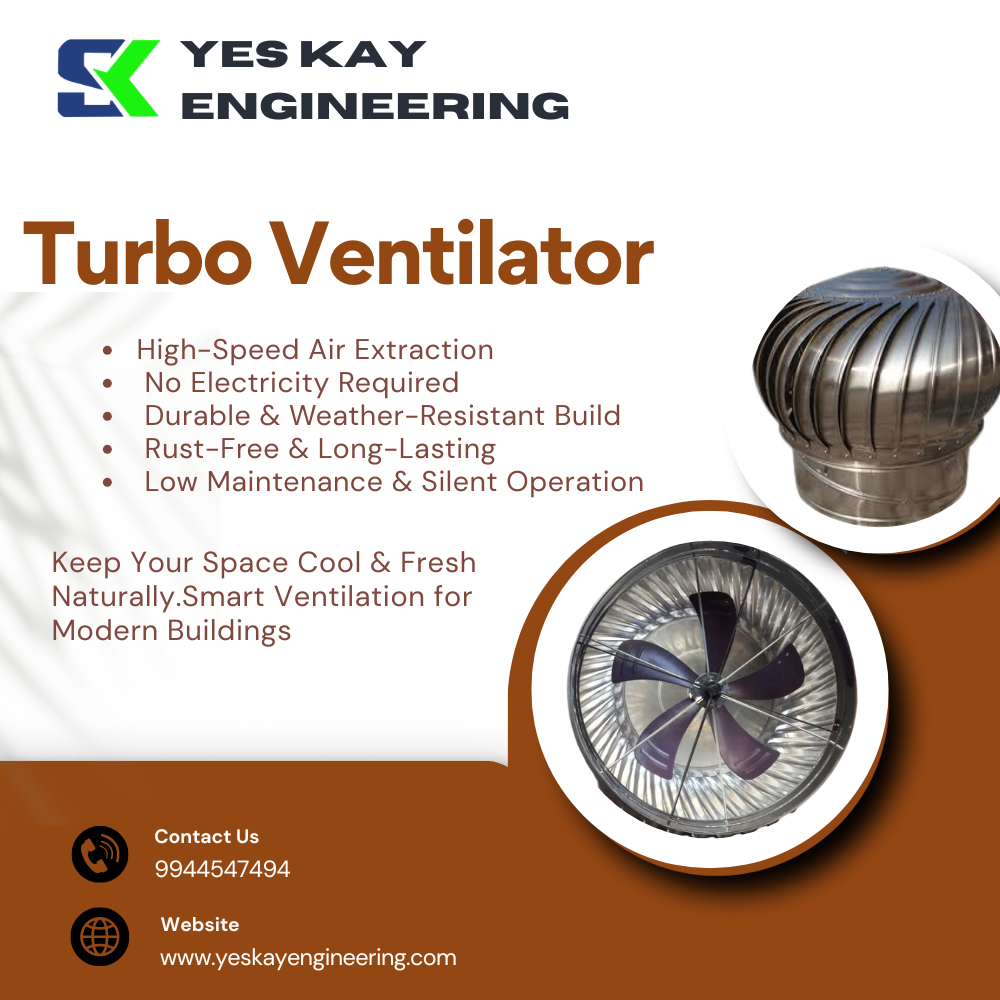 Turbo Ventilator in Coimbatore