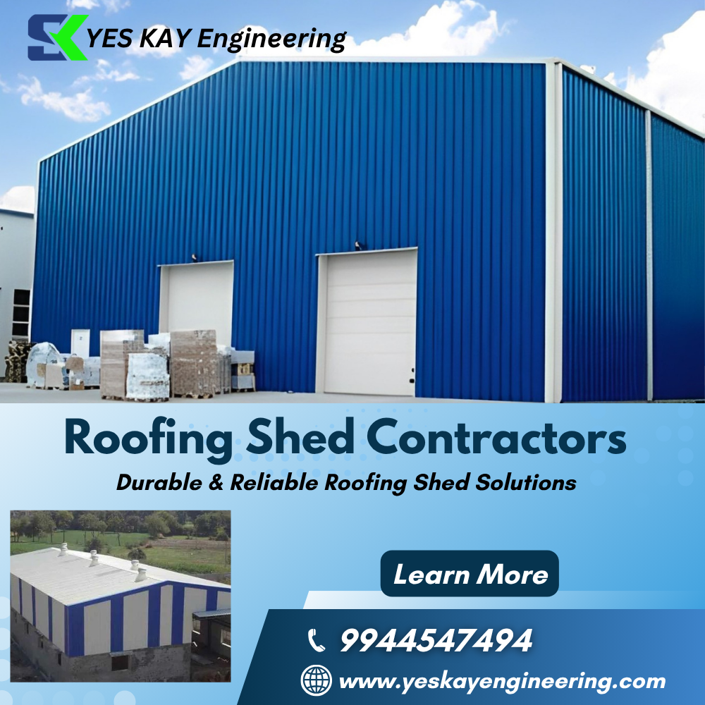 Roofing Shed Contractors in Coimbatore