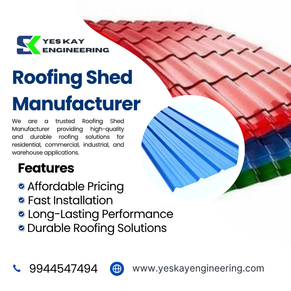 Roofing Shed Construction in Tamil Nadu