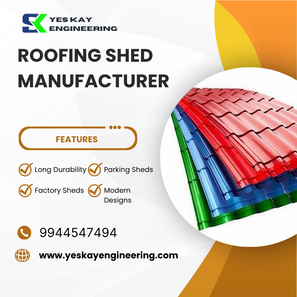 Industrial Roofing Shed Constructions in Coimbator