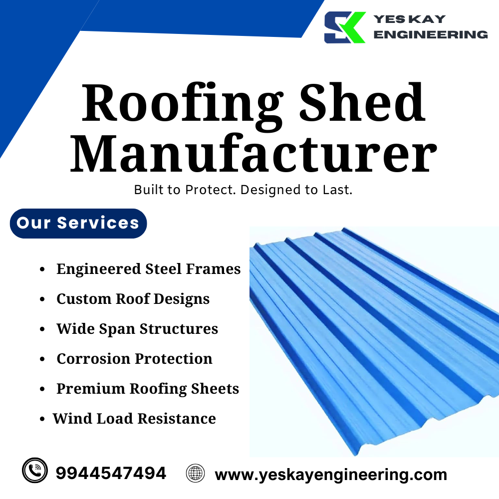 Roofing Shed Contractor in Tirupur