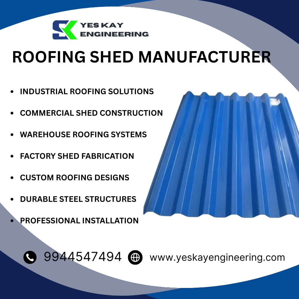Industrial Roofing Shed Contractors in Tamil Nadu
