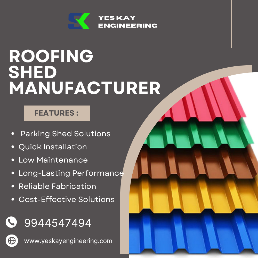 Roofing Shed Fabrication Services in Coimbatore